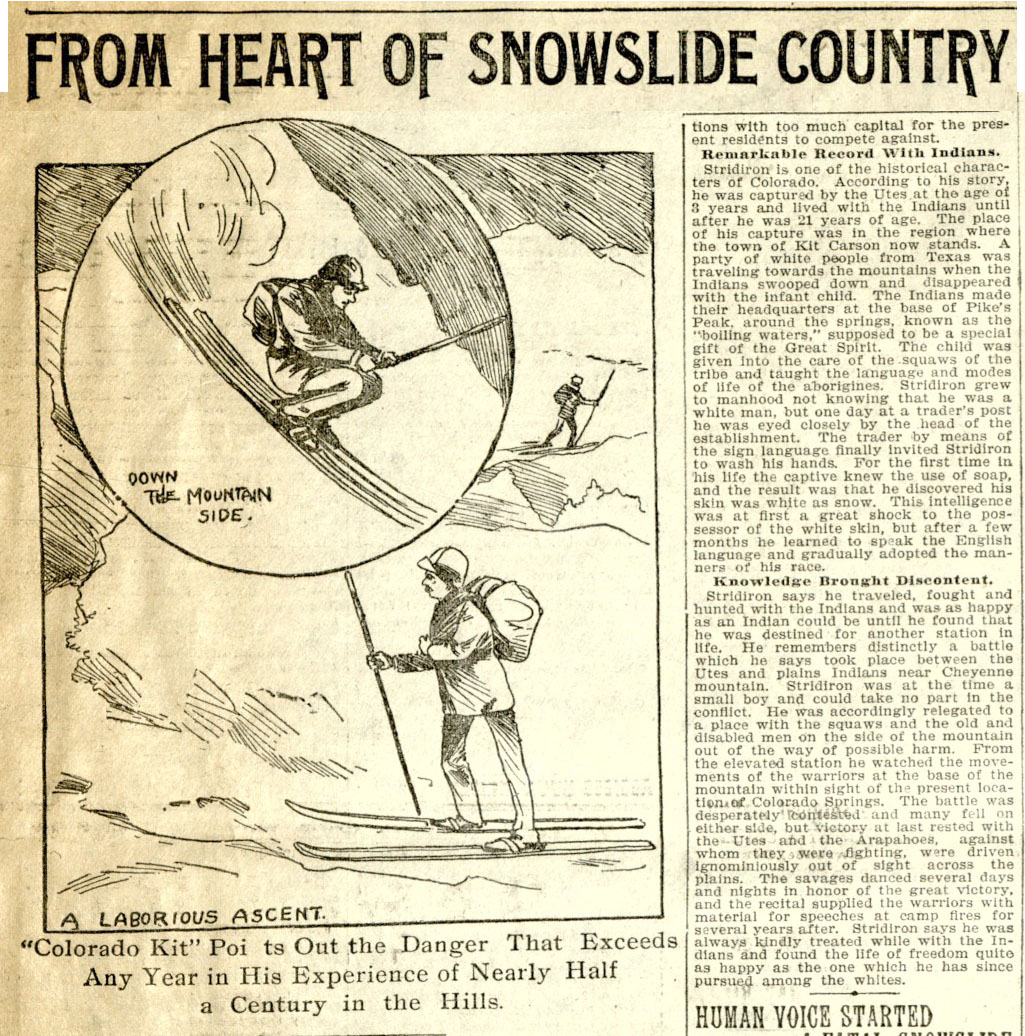 1899 Colorado skier