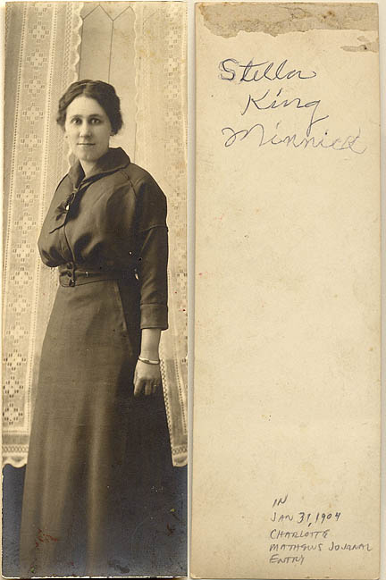 Photo of Estella King about 1910