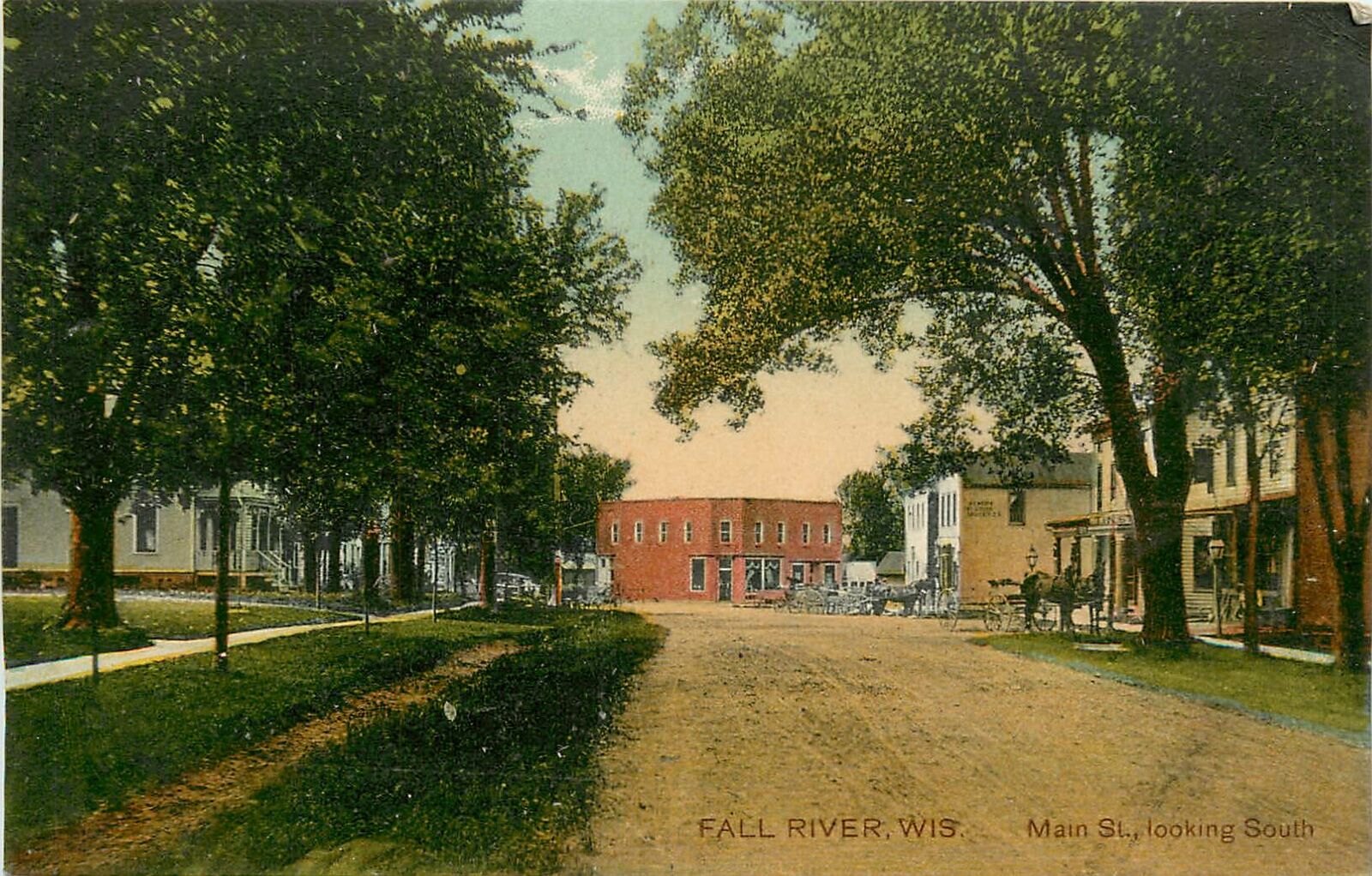 Quiet town of Fall River about 1910
