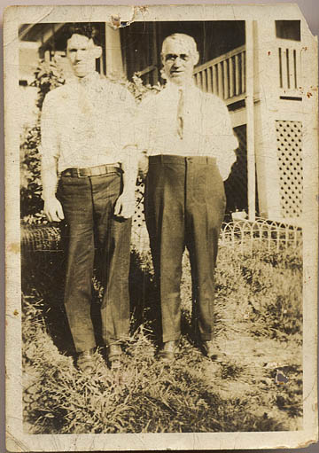 1930s James Parsons Jr and his son William (Bill)