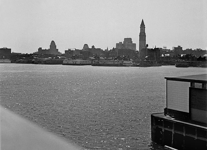 1934 downtown Boston skyline