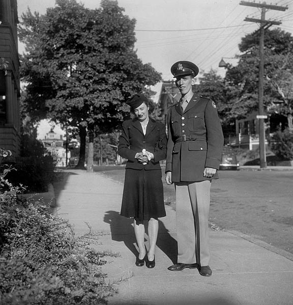 1944 Bill Watt and his future wife