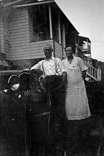 James Sr. and Bertha at home