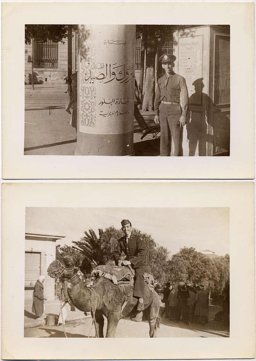 1944 Bill Watt in Tunis, Tunisia