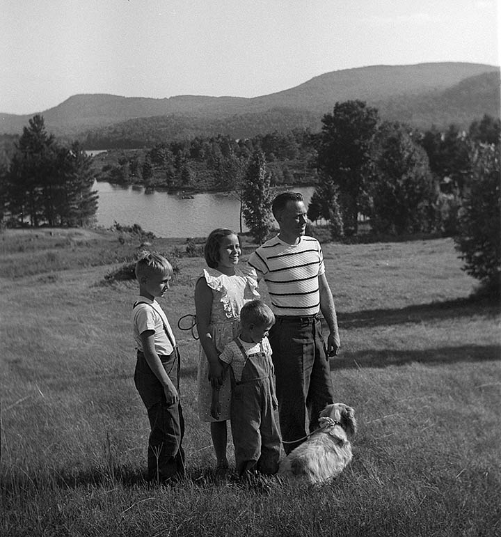 1950s hiking in the mountians