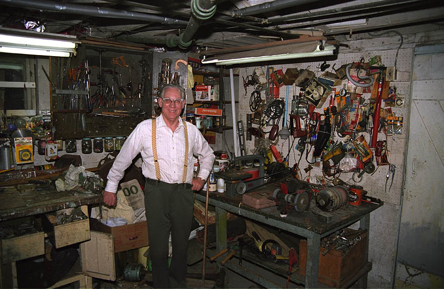 1988 basement tools photo with Jim