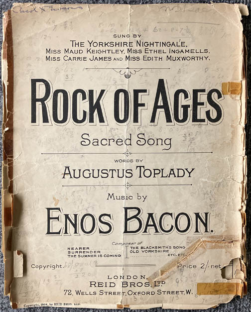 Rock of ages sheet music