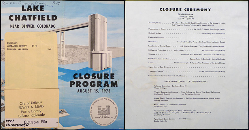 1973 Closure Program pamphlet