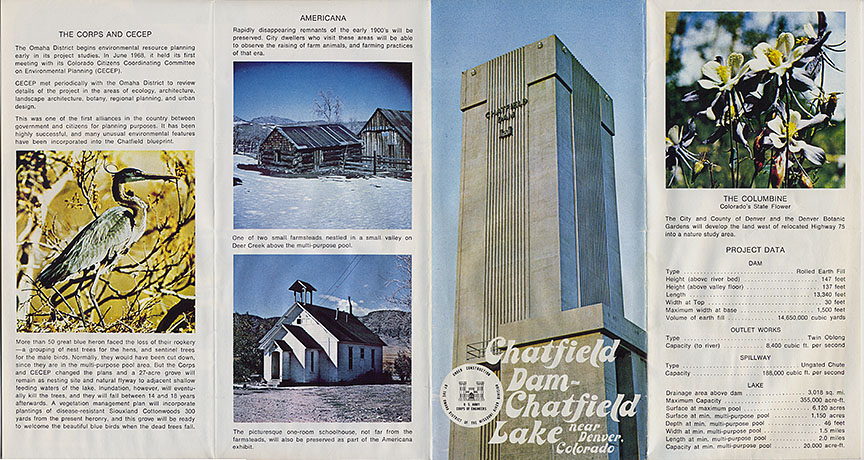 Chatfield Dam pamphlet