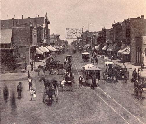 busy trolley traffic