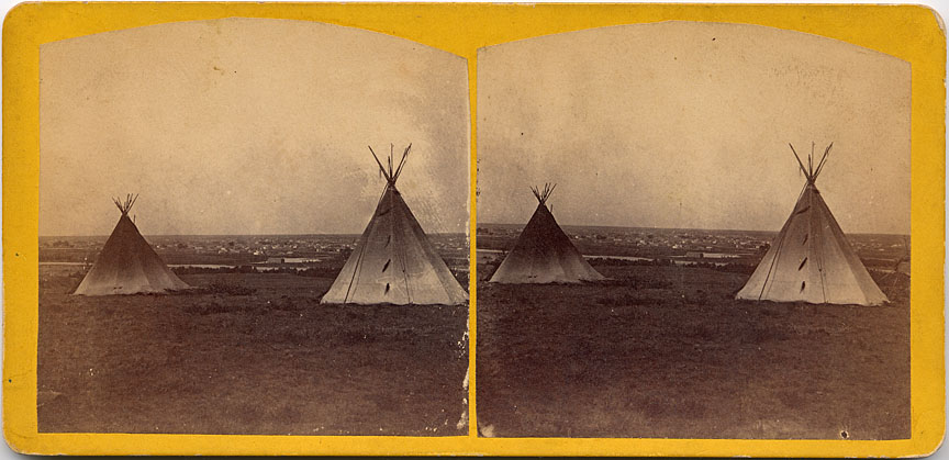 tipis over Denver
