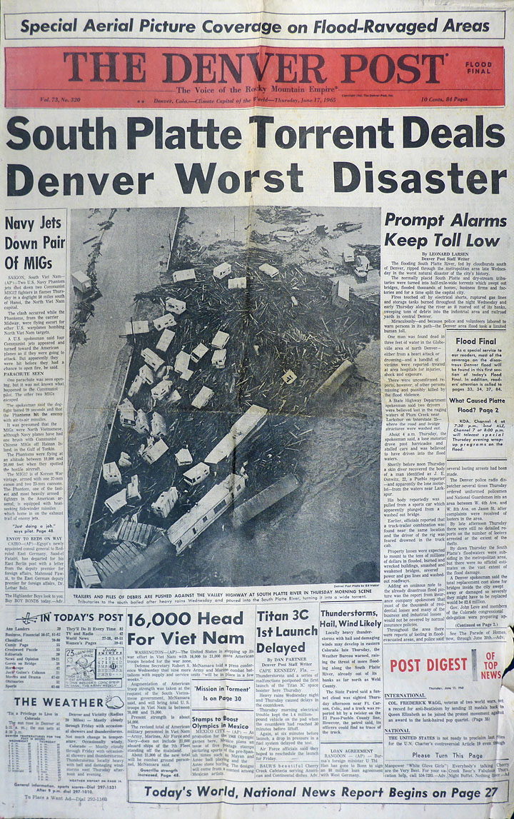 Denver Post Headlines of June 17, 1965