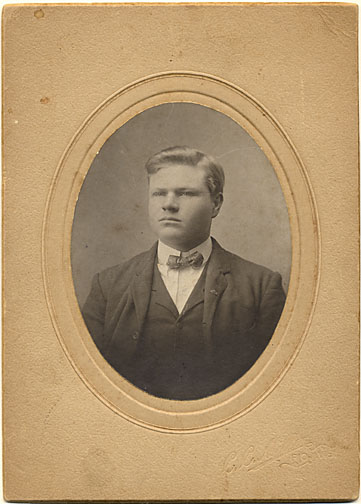 Elmer Hurelle cabinet card photo