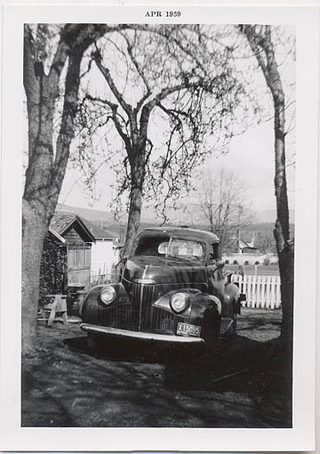 Hurelle family truck in 1950s