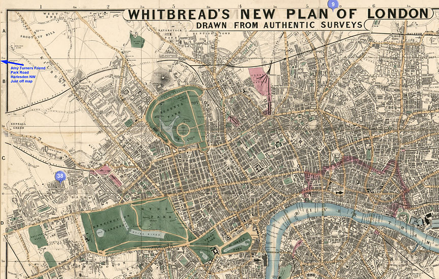 1853 London map