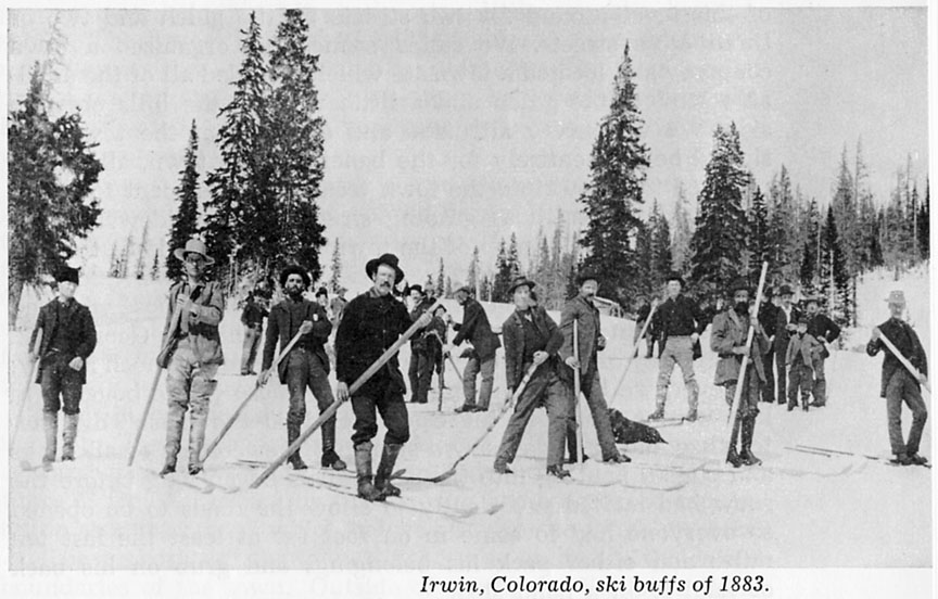 Early 1883 skiing