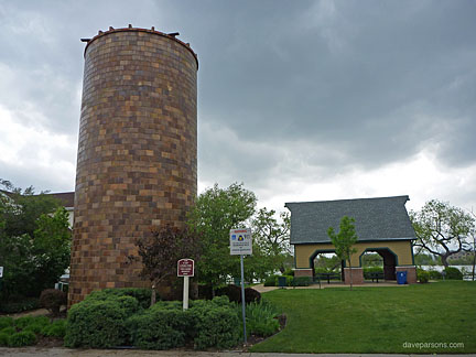 Beers Sisters stone silo in Littleton