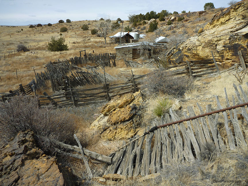 Slowly disintegrating, the lonely Cross Homestead remains undisturbed on the U.S. Army's Pinyon Canyon Maneuver Site.
