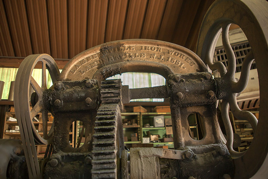 Gorrell Iron Works steel punch shear 1881