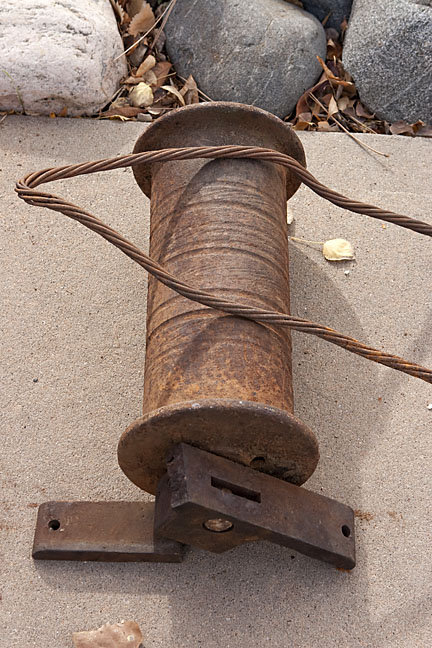 roller and cable