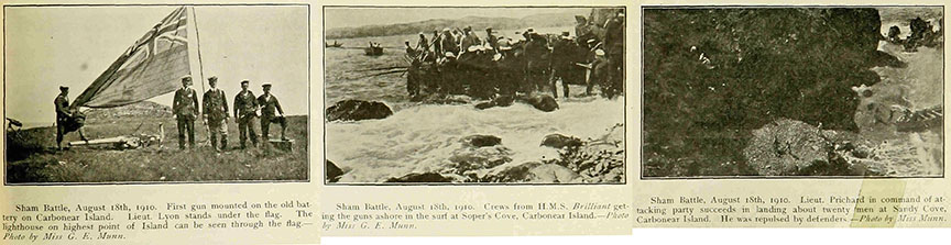 Sham battle Carbonear Island