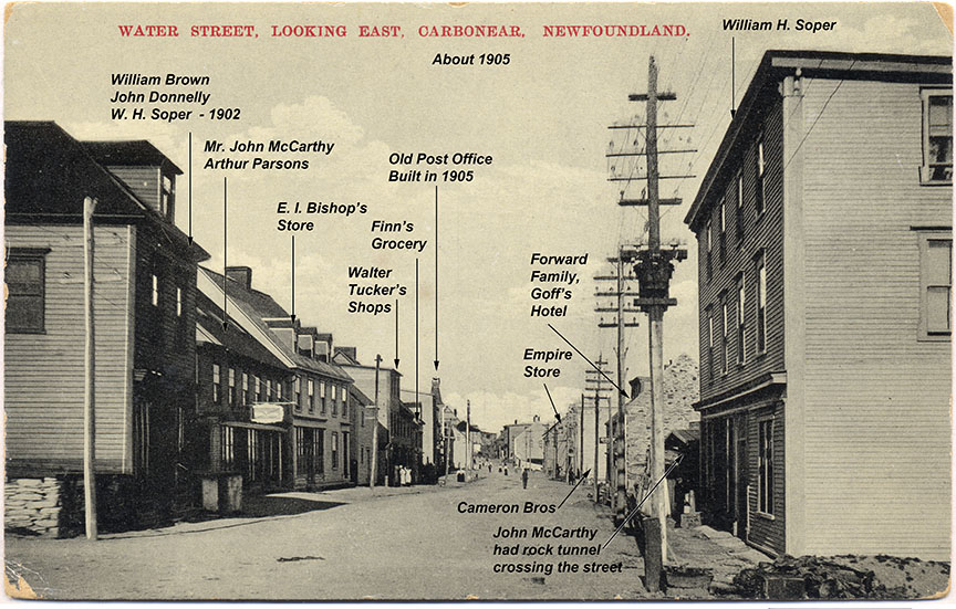Carbonear, Newfoundland panoramic photos through the years